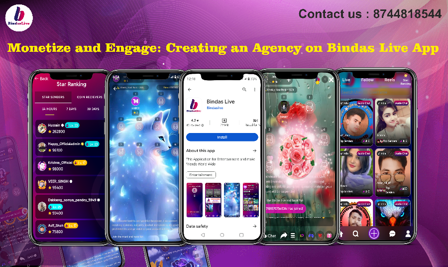 Create Your Agency and Monetize Creativity with Bindas Live App | Live Stream Video & Shorts รูปที่ 1