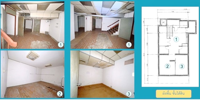 ราชดำเนิน Nursing Home อนุสาวรีย์ประชาธิปไตย ลิฟท์ ให้เช่า อาคารพาณิชย์ 2ตึก 4ชั้น ชั้นใต้ดิน และ ตึก 2ชั้น 165 ตร.ว. 1,292 ตร.ม. 16จอดรถ  รูปที่ 1