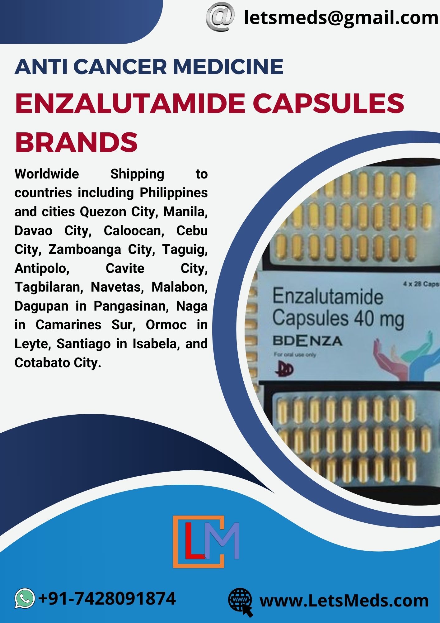 Enzalutamide Capsules Online Wholesale Price รูปที่ 1