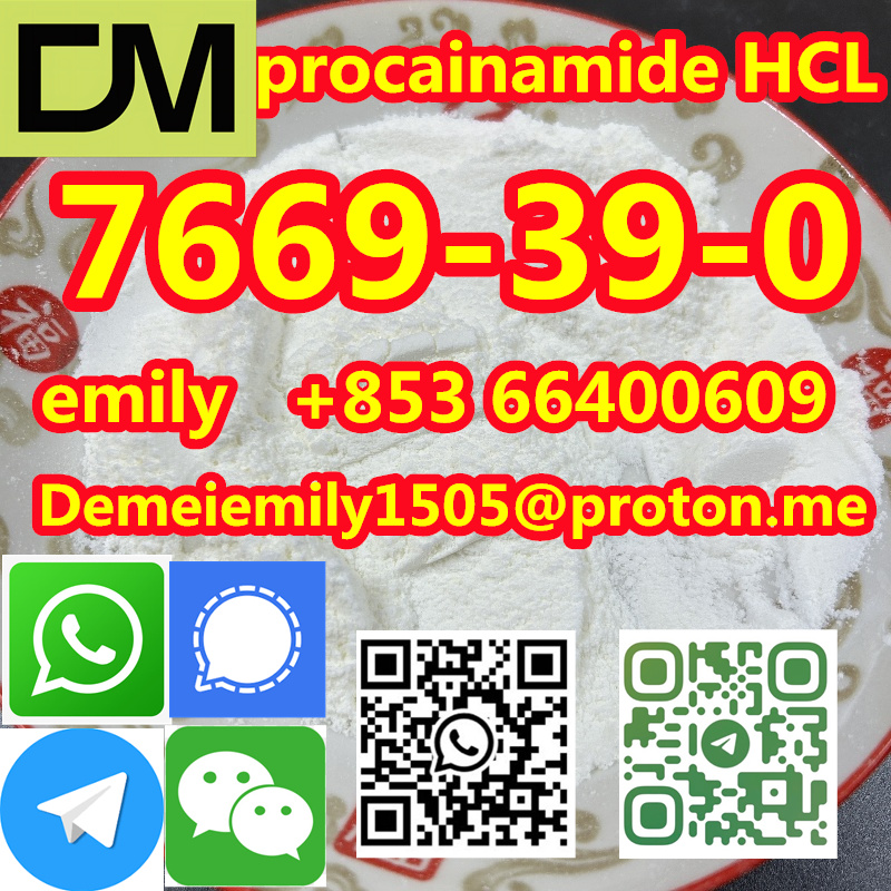 CAS 7699-39-0 procainamide hydrochloride from China Factory Supply Hot Selling High Purity High Quality Best Price safe delivery. รูปที่ 7