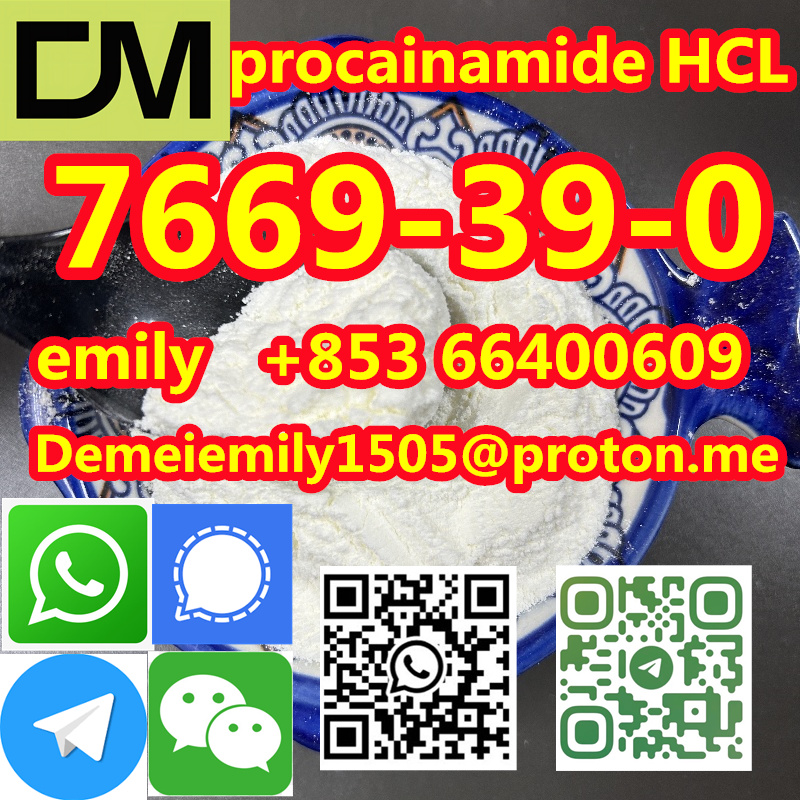 CAS 7699-39-0 procainamide hydrochloride from China Factory Supply Hot Selling High Purity High Quality Best Price safe delivery. รูปที่ 4