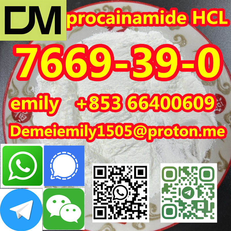 CAS 7699-39-0 procainamide hydrochloride from China Factory Supply Hot Selling High Purity High Quality Best Price safe delivery. รูปที่ 3