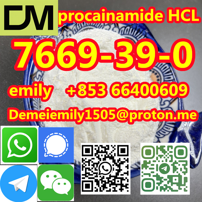 CAS 7699-39-0 procainamide hydrochloride from China Factory Supply Hot Selling High Purity High Quality Best Price safe delivery. รูปที่ 6
