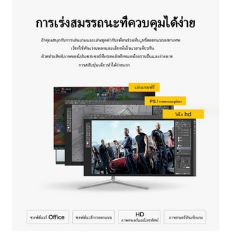 Lenovo All In One Computer Kit พีซีขนาด 24 นิ้วโปรเซสเซอร์ Intel Core i5 / i7 16G RAM 256G / 512G SSD สำหรับบ้าน / สำนักงาน / เกม ips จอแสดงผลขนาดใหญ่ รูปที่ 3