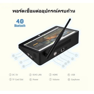 Pipo X9S New 8.9” PC box AIO; Free Wireless keyboard Mouse/HDMI cable รูปที่ 4