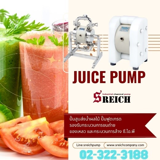 FOOD GRADE PUMP ปั๊มสูบส่งน้ำผลไม้ในกระบวนการผลิตเครื่องดื่ม  รูปที่ 1