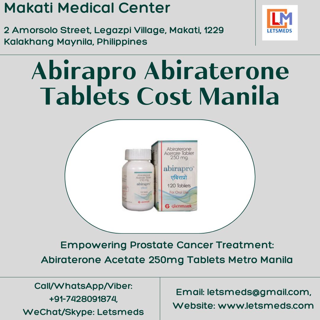 Buy Indian Abiraterone 250mg Tablets Lowest Cost Makati Philippines รูปที่ 1