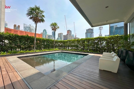 Penthouse 185 Rajadamri ราคา 148 ล้าน 388 ตรม ชั้น 27 ห้อง 3 ห้องนอน 4 ห้องน้ำ 1 ห้อง maid วิว RBSC รูปที่ 6