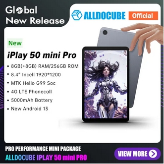 【World Premiere】Alldocube iPlay 50 mini Pro Tablet 8.4 inch 8GB RAM 256GB ROM MTK Helio G99 Android 13 Dual 4G LTE รูปที่ 1