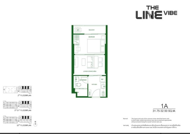 CM04184 ขายดาวน์ ขาดทุน คอนโด เดอะ ไลน์ ไวบ์ The Line Vibe ถนนพหลโยธิน ใจกลางห้าแยกลาดพร้าว รูปที่ 1