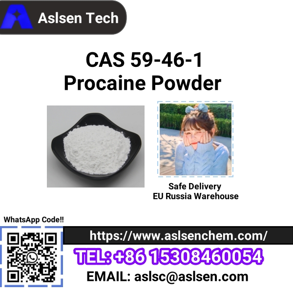 Procaine Powder CAS 59-46-1 Local Anesthesia with Stock APIs รูปที่ 1