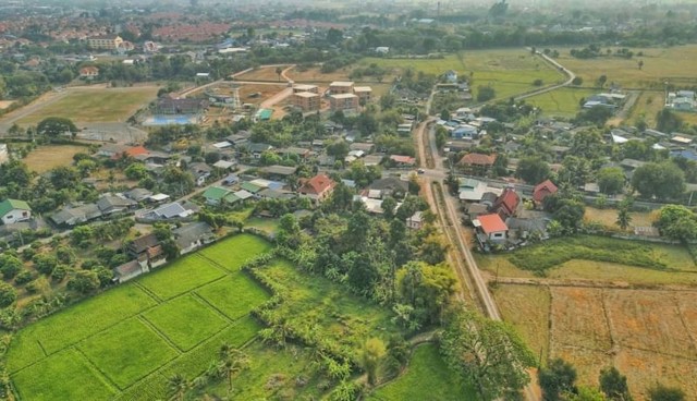 ที่ดินสวย ใกล้กาดฝรั่ง บ้านแหวน หางดง                     รูปที่ 1