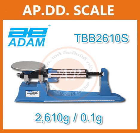 เครื่องชั่งแมคคานิกส์ Triple Beam ยี่ห้อ ADAM รุ่น TBB Series พิกัด 2610 กรัม ค่าละเอียด ขีดละ 0.1 กรัม รูปที่ 1