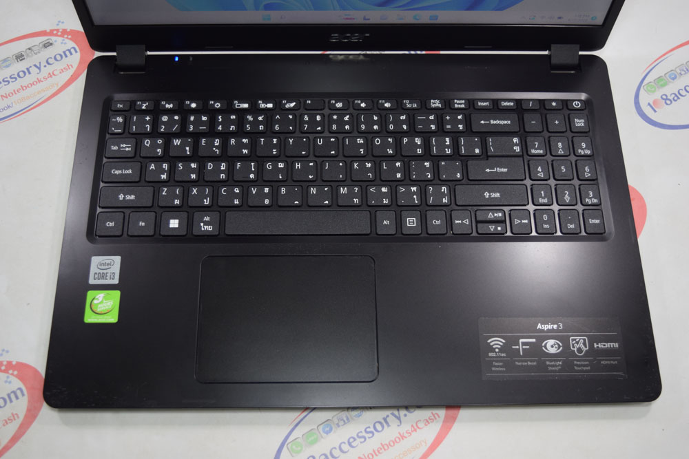 ขาย Acer Aspire 3 A315 15.6นิ้ว Core i3 Gen 10 SSD 512 Window 11 แท้ ประกันศูนย์เหลือ รูปที่ 6
