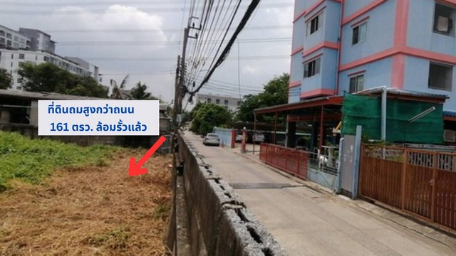 ขายที่ดินประชาชื่นงามวงค์วาน 161 ตรว.เข้าซอยแค่ 130 เมตร ใกล้ ม.ธุรกิจบัณฑิต/The mall/พันทิพ์งามวงค์วาน ต.บางเขน อ.เมือง จ.นนทบุรี รูปที่ 1