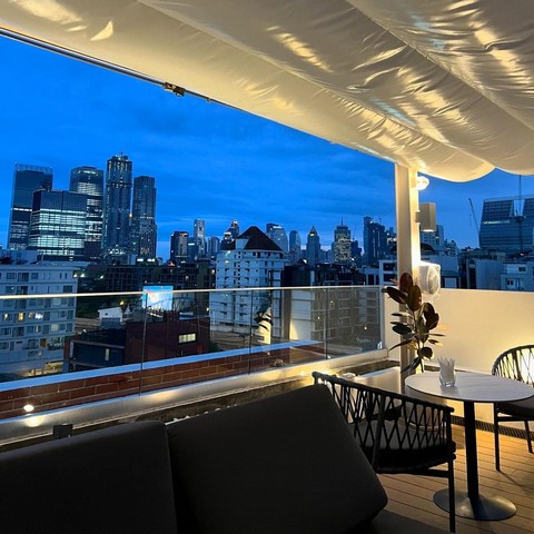 BS1450ให้เช่า Rooftop Bar ขนาดรวม 108 ตรม.ใกล้ BTS เพลินจิต เหมาะทำร้านอาหาร บาร์ รูปที่ 1