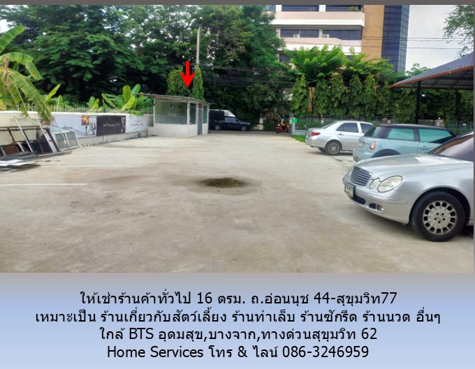 ให้เช่าร้านค้าทั่วไป 16 ตรม. ถ.อ่อนนุช 44-สุขุมวิท77 เหมาะเป็น ร้านเกี่ยวกับสัตว์เลี้ยง ร้านเสริมสวย ร้านทำเล็บ ร้านสัก ร้านซักรีด ร้านนวด อื่นๆ ใกล้ BTS อุดมสุข,บางจาก,ทางด่วนสุขุมวิท 62 รูปที่ 4