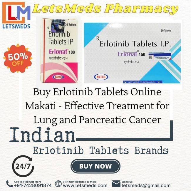 Buy Generic Erlotinib Tablets Online Cost Metro Manila Philippines รูปที่ 1