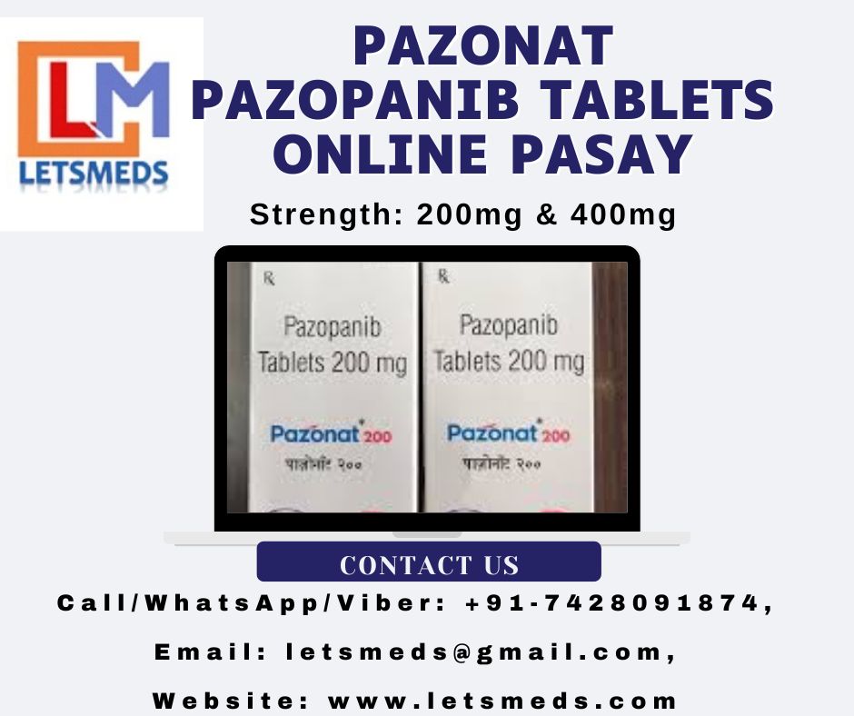 Buy Indian Pazopanib 200mg Tablets Online Cost Manila Philippines รูปที่ 1