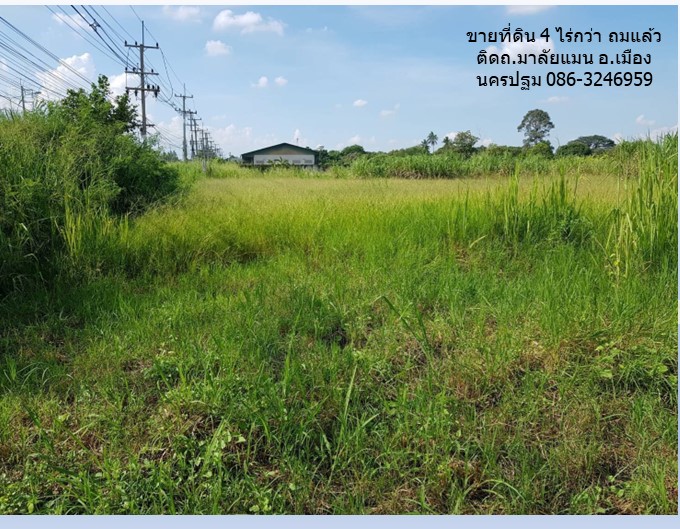 ขายที่ดิน 4 ไร่กว่า ถมแล้ว ติดถ.มาลัยแมน อ.เมือง นครปฐม ใกล้ทางด่วนบางใหญ่-กาญจนบุรี 1 กม. เหมาะทำ ปั๊ม โกดัง ตึกแถว รูปที่ 3