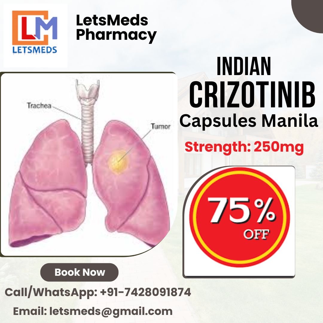 Buy Indian Crizotinib 250mg Capsules Lowest Cost Makati Philippines รูปที่ 1