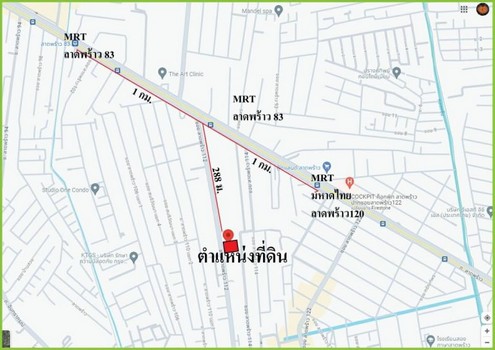 ขายที่ดินต่ำกว่าราคาตลาดลาดพร้าว 112 เนื้อที่1 - 2 - 64 ไร่ ทะลุซอยรามคำแหง 43/1 แขวงพลับพลา เขตวังทองหลาง กรุงเทพมหานคร 10310 รูปที่ 1