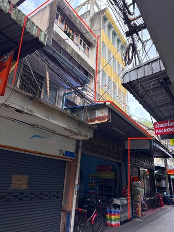 ตึกแถวสัมเพ็ง 25 ตร.ว. 3 ชั้นครึ่ง เหมาะค้าขาย ทำ hostel รูปที่ 1