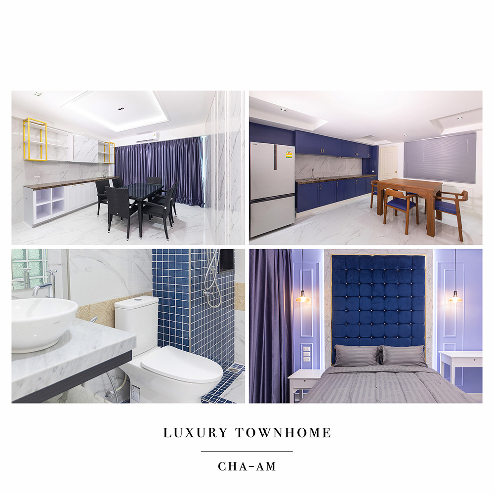 ขายทาวน์โฮมหรูสุดคูล 3.5 ชั้น ขนาดที่ดิน 20 ตร.ว Luxury Townhome @ Cha am ติดหาดชะอำ 50 ม. สนใจติดต่อ 082 639 5163 รูปที่ 3