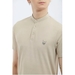 รูปย่อ ESP เสื้อโปโลคอจีนเฟรนช์ชี่ ผู้ชาย สีเบจ | Stand Collar Frenchie Polo Shirt | 3785 รูปที่3