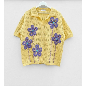 Flowers polo shirt รูปที่ 1