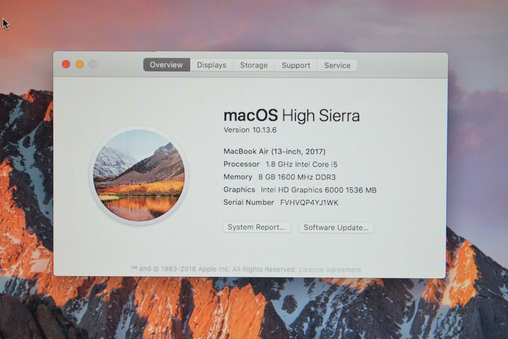 ขาย MacBook Air (13-inch, 2017) สี Silver Core i5 RAM 8 ใช้งานน้อย แบตดี รูปที่ 4