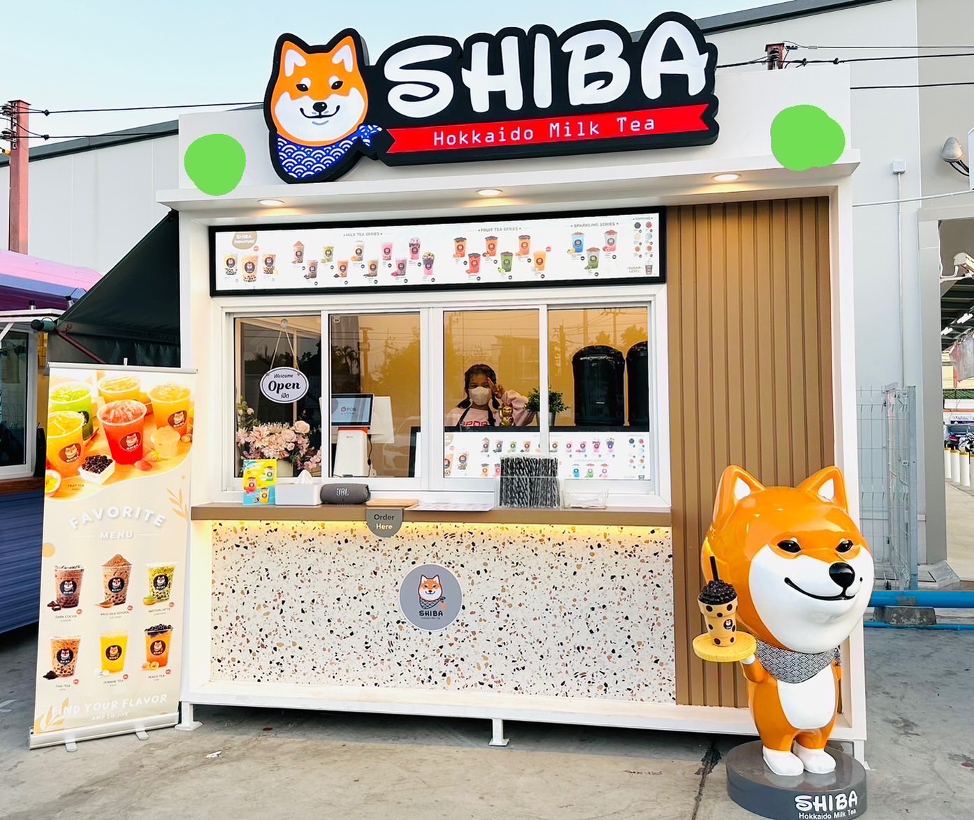 เซ้งร้านชานมไข่มุก Shiba Hokkaido Milk Tea สาขาตลาดนัดซอยพุทธบูชา 36 รูปที่ 1