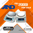 ตาชั้งดิจิตอล เครื่องชั่งดิจิตอล ทศนิยม 2 ตำแหน่ง รุ่น FX-2000i ยี่ห้อ ANDผลิตภัณฑ์ของประเทศญี่ปุ่น