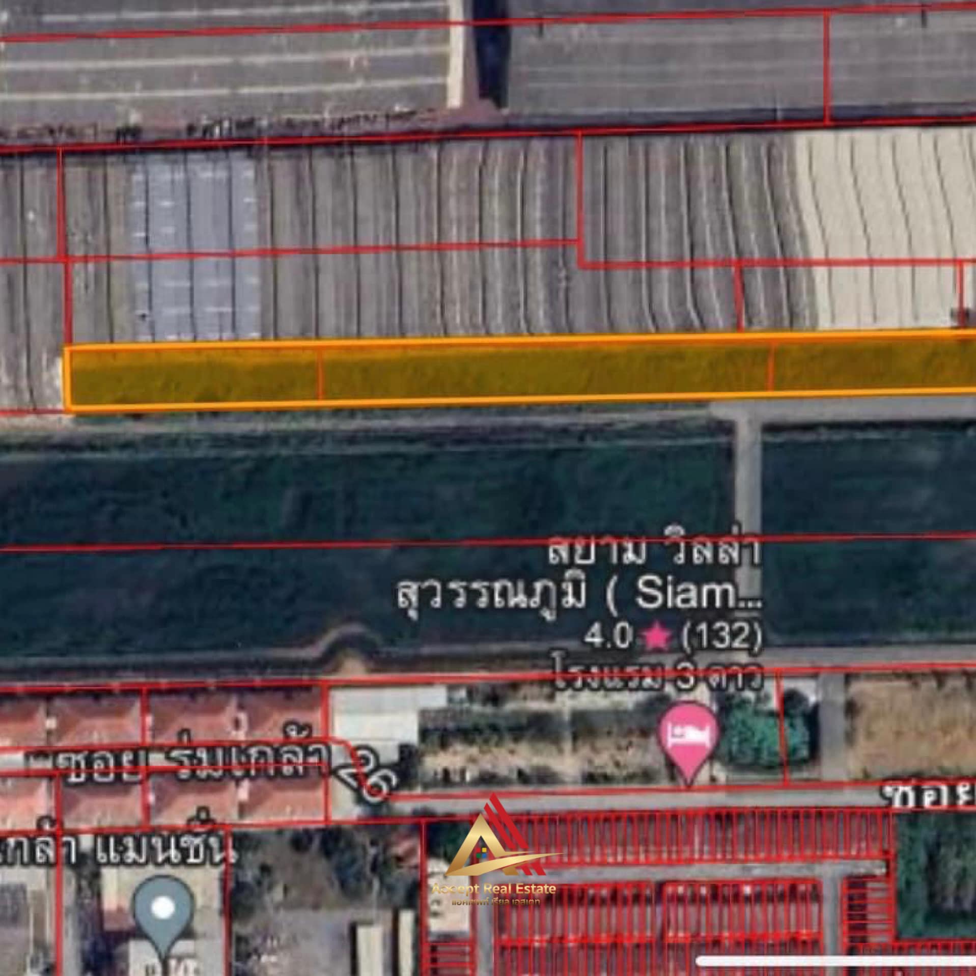 ที่ดินทำเลทองใจกลางเมือง ย่านธุรกิจ ถ.ร่มเกล้า กรุงเทพฯ (ย่านชุมชนเจริญแล้ว) รูปที่ 3