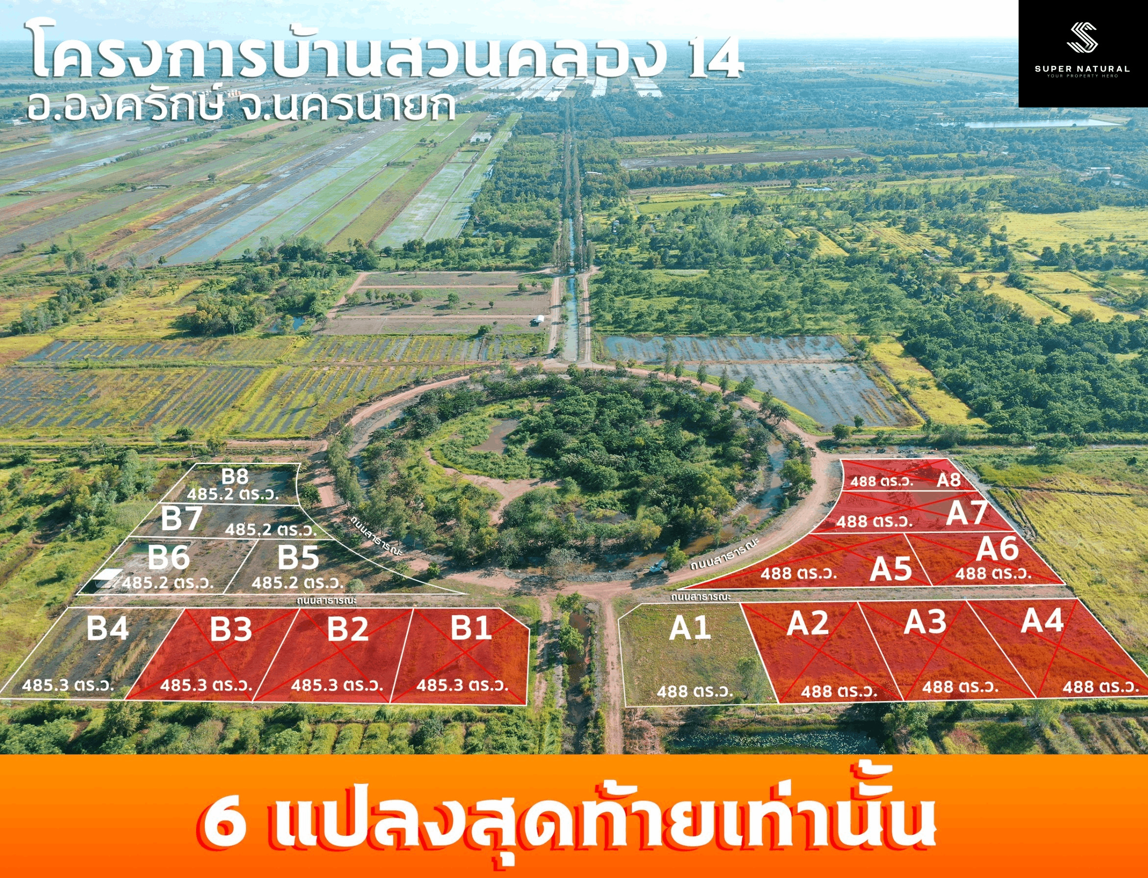 ขายที่ดินบ้านสวน คลอง 14: Landspace ระดับโลกและธรรมชาติที่ลงตัว รูปที่ 1