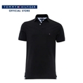 Tommy Hilfiger เสื้อโปโลแขนสั้นผู้ชาย รุ่น 78J7063 BDS - สีดำ