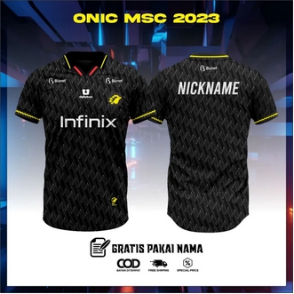 Jersey ONIC 2023 Special MPL S11 FREE CUSTOM NICKNAME รูปที่ 3