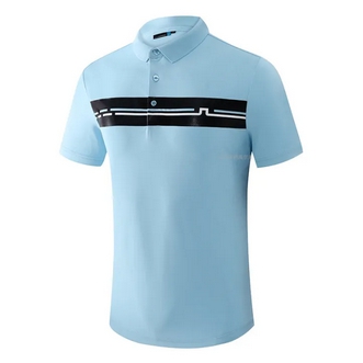 J LINDEBERG Tit golf shorts Sleeves Men's JL Golf Apprael Men's Quick Dry Golf T-Shirts รูปที่ 1