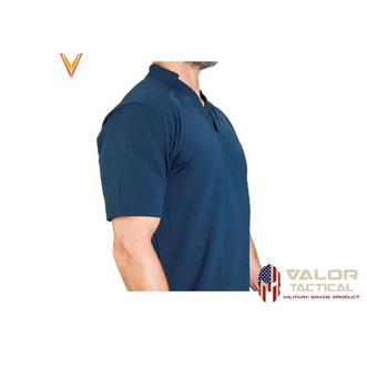 Velocity Systems - BOSS Rugby Shirt [NAVY BLUE] เสื้อยืดชาย สีน้ำเงิน โปโล ใส่เที่ยว ใส่นอน ออกกำลังกาย ผ้าระบายอากาศ รูปที่ 4