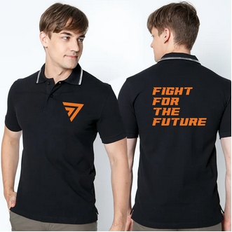 ก้าวไกล คอปก เสื้อโปโล ก้าวไกล Fight For The Future คอปก เนื้อผ้าจูติ TK เนื้อนิ่มไม่ยืดไม่หดใส่สบาย พร้อมส่ง รูปที่ 3