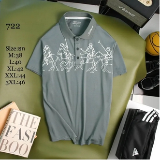 เสื้อคอปกผู้ชาย เสื้อโปโลผู้ชาย เสื้อกีฬาผู้ชาย เสื้อแลนด์กอล์ฟผู้ชายมาใหม่ สินค้าพร้อมจัดส่ง งานเกรดเอ รูปที่ 4