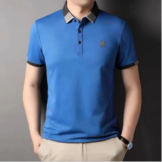 เสื้อยืดคอปกแขนสัน ผ้าค๊อตตอนแท้ รูปที่ 4