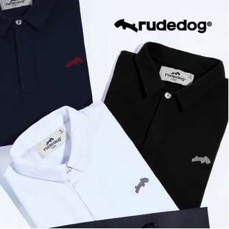 Rudedog By Hashtag เสื้อโปโล (ปรับไซส์ใหญ่ขึ้น) ทรงผู้ชาย รุ่น FISHBONE สินค้าลิขสิทธิ์แท้ รูปที่ 3