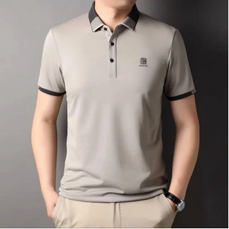 เสื้อยืดคอปกแขนสัน ผ้าค๊อตตอนแท้ รูปที่ 3