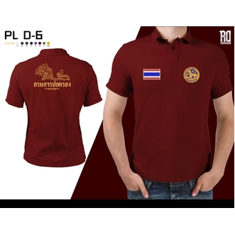 PL D-6 เสื้อโปโลกรมการปกครอง งานปัก รูปที่ 3