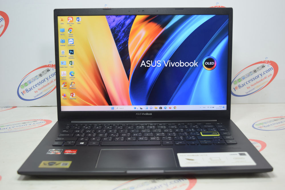ขาย Asus Vivobook 14 จอ 14” 60Hz ตัวท็อป Ryzen 7 Gen4 RAM8 SSD 512 ไฟคีย์บอร์ด รูปที่ 3