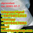 best price Alprazolam cas 28981-97-7 telegram/signal:+4407548722515