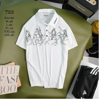เสื้อคอปกผู้ชาย เสื้อโปโลผู้ชาย เสื้อกีฬาผู้ชาย เสื้อแลนด์กอล์ฟผู้ชายมาใหม่ สินค้าพร้อมจัดส่ง งานเกรดเอ รูปที่ 3
