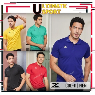 ใหม่ล่าสุด!! เสื้อโปโลคอปกผู้ชาย CADENZA (คาเดนซ่า) รุ่น CDL-11 MEN ผ้า Micro polyester 100% ใส่บาย สีเขียว เหลือง แดง น้ำเงิน ดำ รูปที่ 1