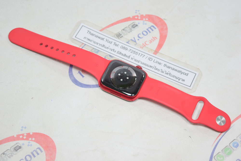 ขายถูกกว่า Apple Watch S8 GPS 45mm (PRODUCT)RED Aluminum แบต 95% จอใส ไม่มีรอย รูปที่ 3